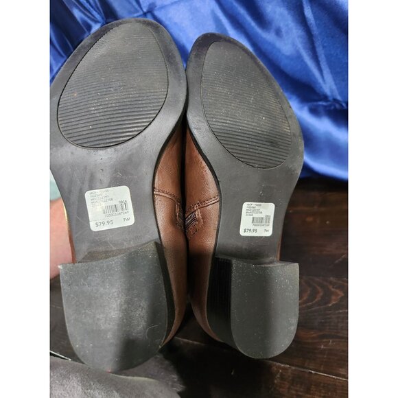 NWT Lane Bryant Slouchy Brown Wide-Calf Knee-High Boot/Sz. 7W - Picture 7 of 10